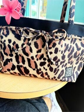 Leopard Print Tote Bag by